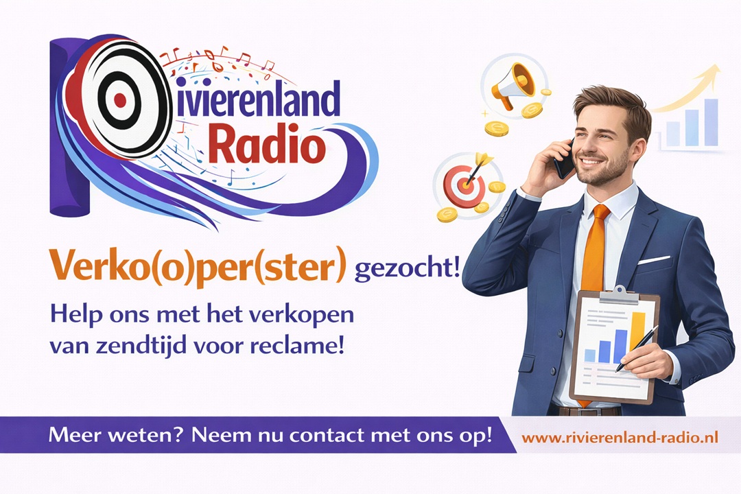 Verko(o)per(ster) gezocht bij Rivierenland Radio